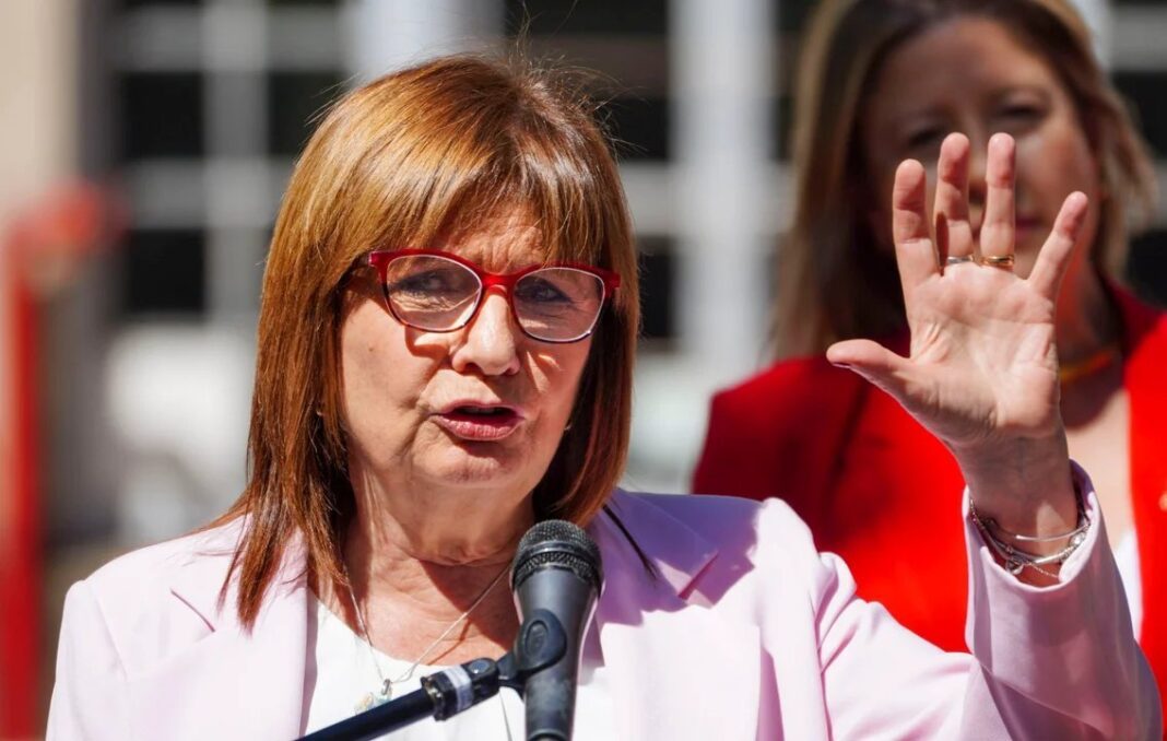 Patricia Bullrich en declaraciones a La Nación+