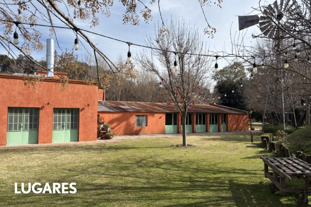Chacra familiar en Capitán Sarmiento donde funciona el restaurante Madre Tierra