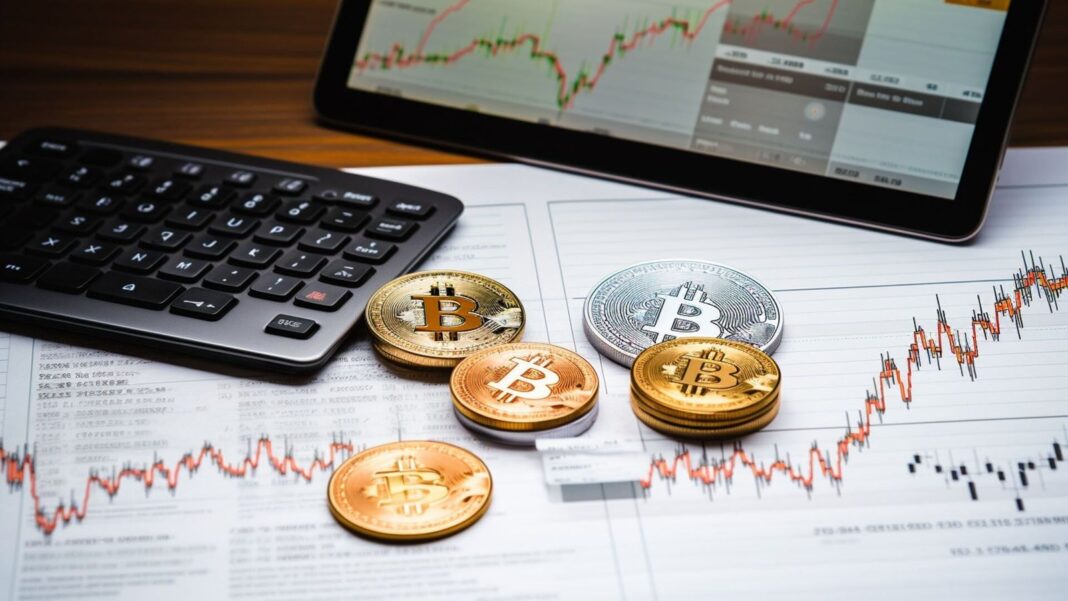 Gráfico de cotización de Bitcoin y Ethereum