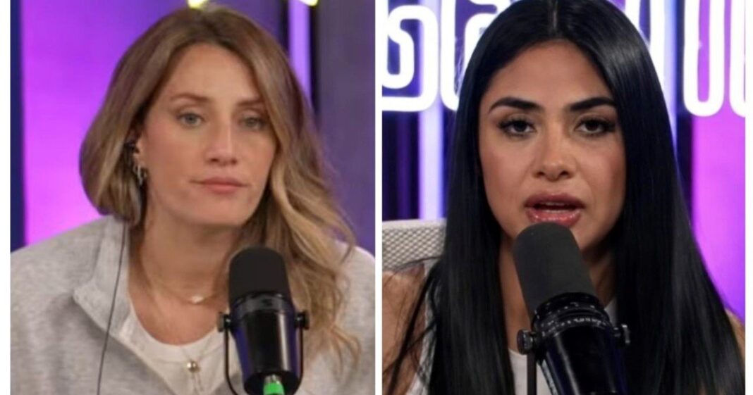Daniela Celis y Mica Viciconte en el programa La Jugada
