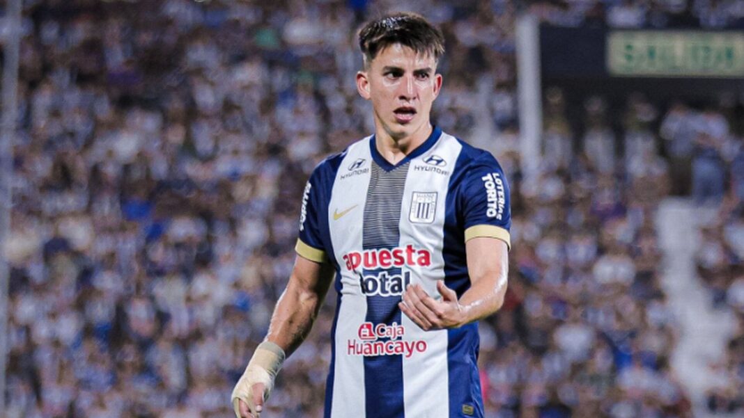 Fernando Gaibor durante el partido Alianza Lima vs Comerciantes Unidos