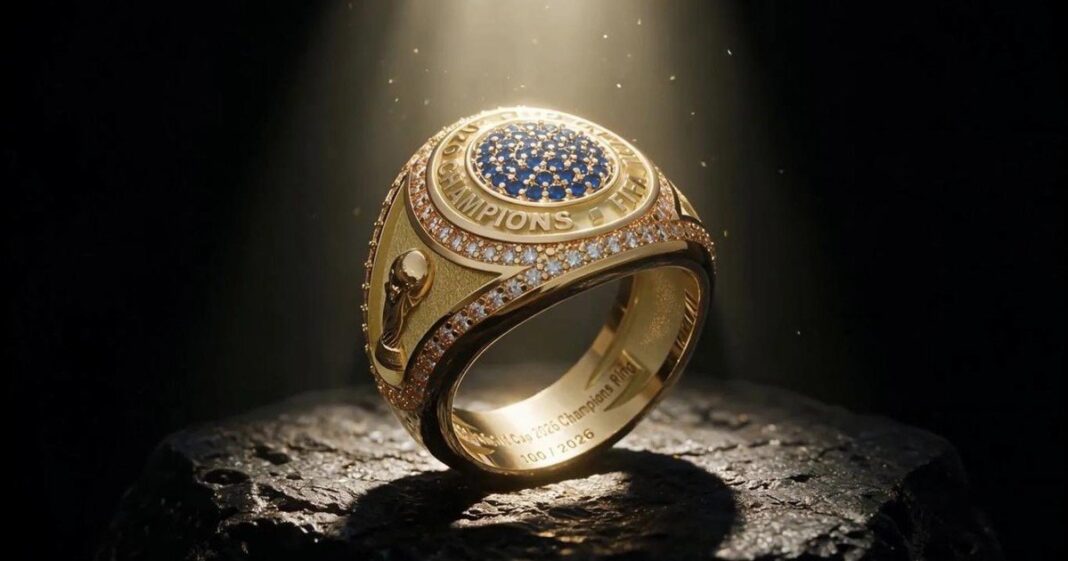 Anillo conmemorativo de la FIFA para el campeón del Mundial 2026