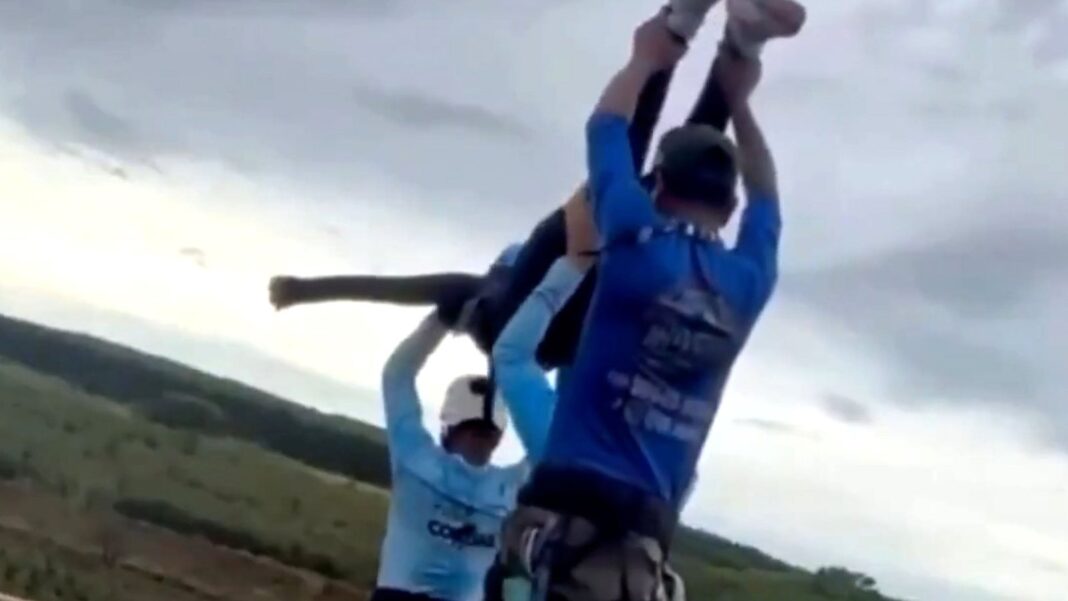Viaducto Ponte do Esqueleto en Limeira, São Paulo, lugar del accidente de rope jumping