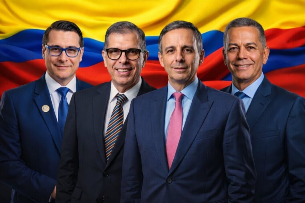 Abelardo De la Espriella junto a su gabinete ministerial