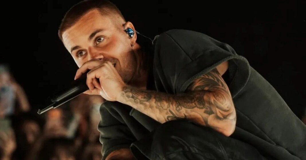 Justin Bieber en el show de medio tiempo de la final del Mundial 2026