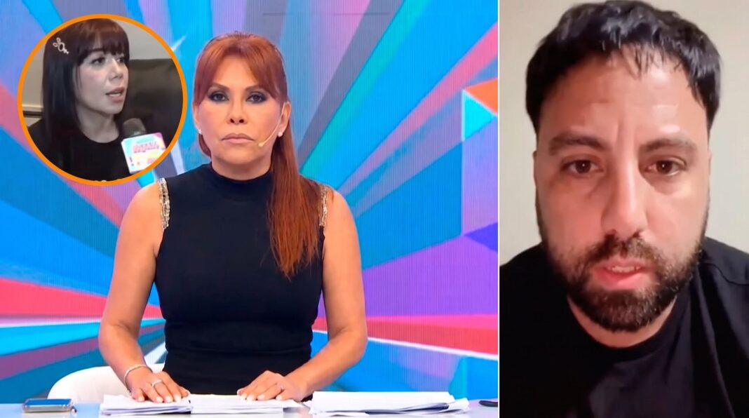 Magaly Medina durante la emisión de Magaly TV La Firme