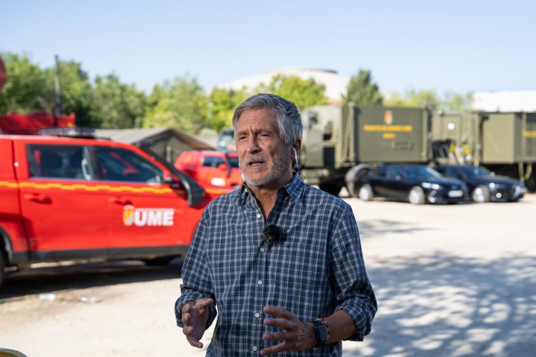 Fernando Grande-Marlaska en una entrevista en TVE