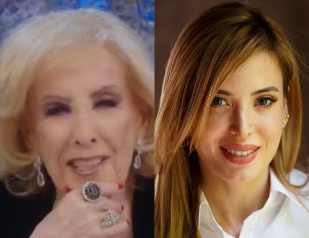Mirtha Legrand en su programa de televisión