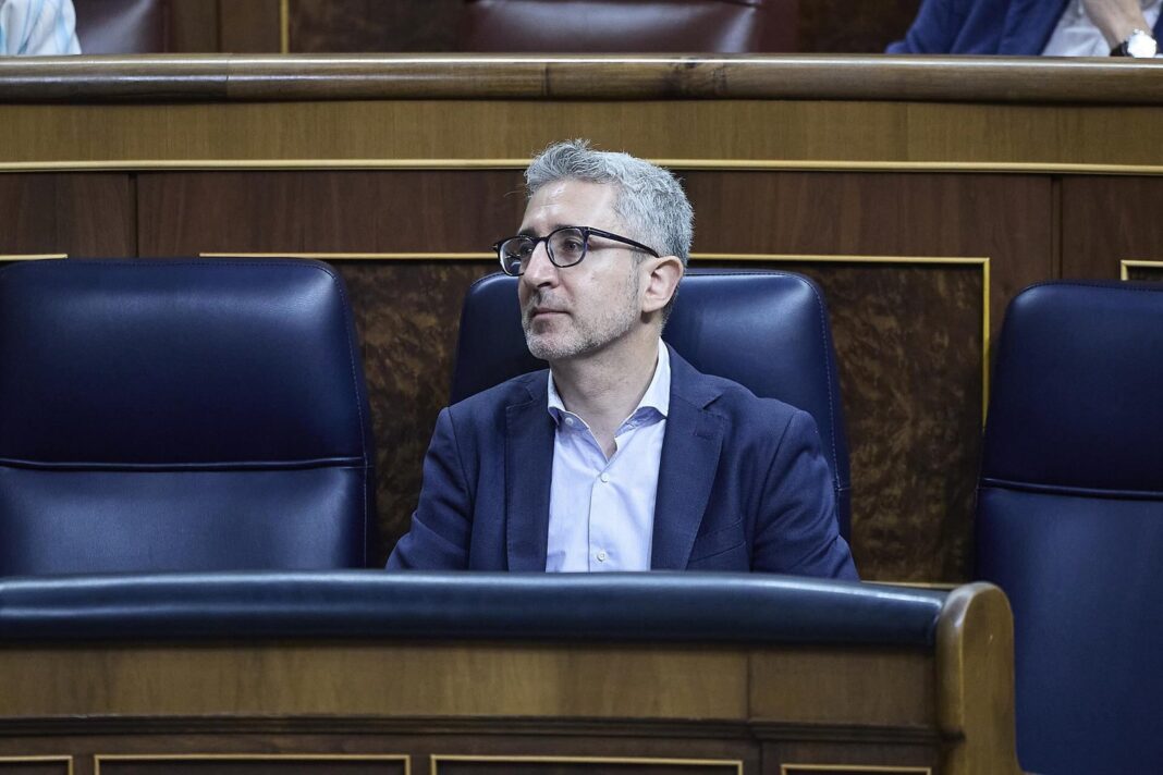 Sesión del Pleno del Congreso de los Diputados durante el debate sobre la senda de déficit
