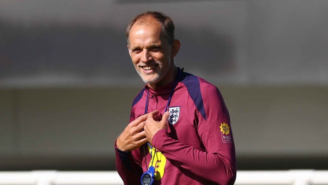 Entrenamiento de la selección de Inglaterra previo al partido contra Argentina