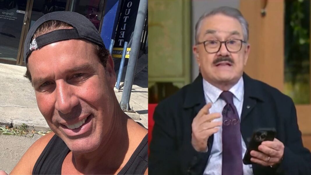 Raúl Osorio con sus mascotas en un video dirigido a Pedro Sola