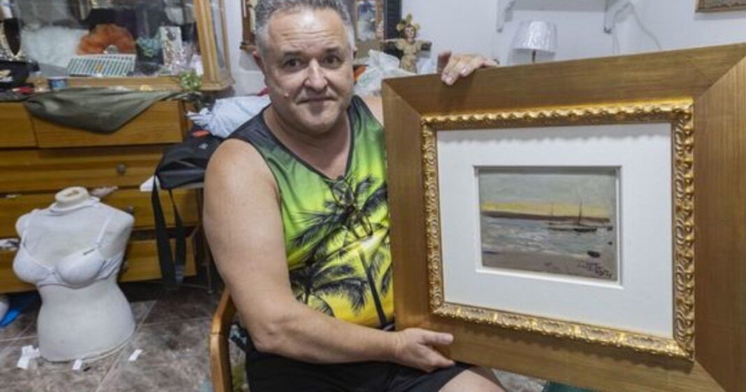 Cuadro de Joaquín Sorolla encontrado en la calle de Sevilla