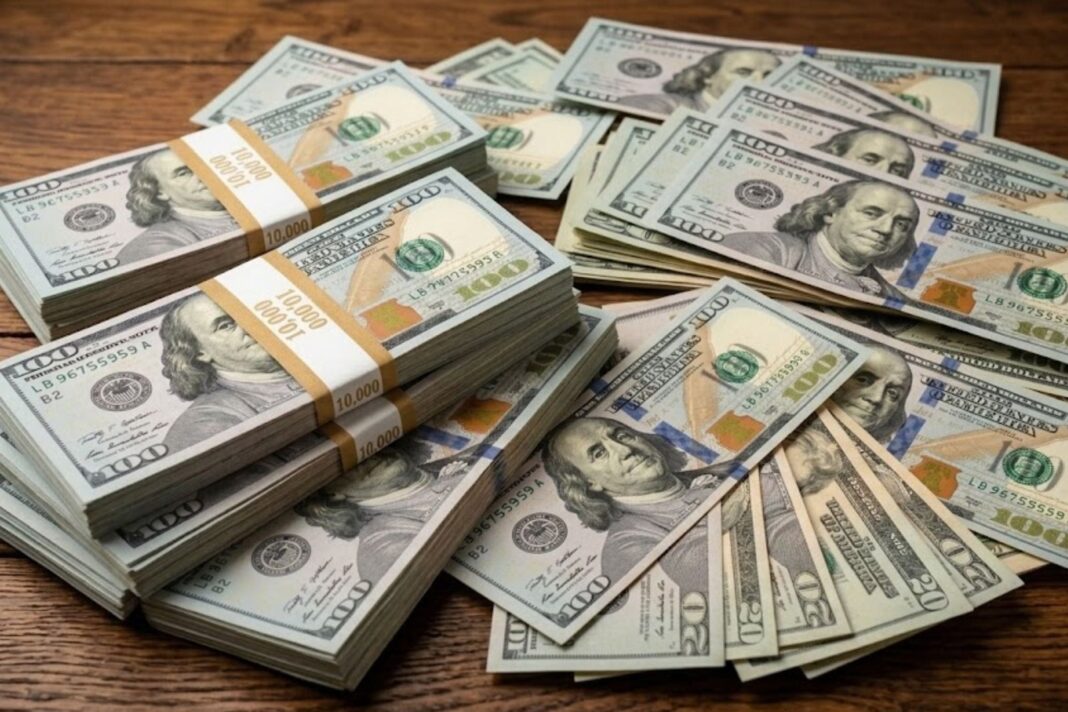 Cotización del dólar en pizarra bancaria