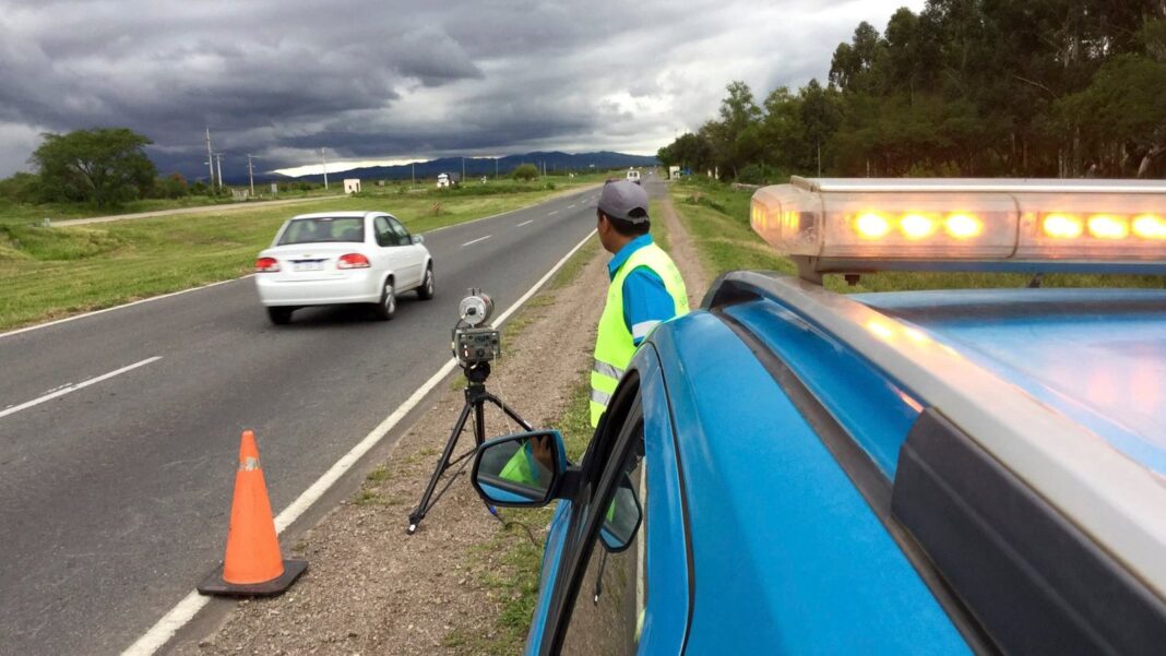 Control de tránsito de la ANSV en ruta