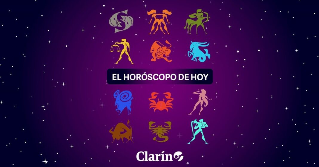 Ilustración de signos del zodíaco con fondo estrellado