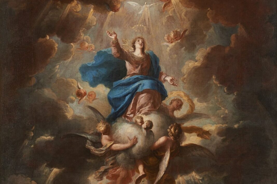 Representación de la Asunción de la Virgen María