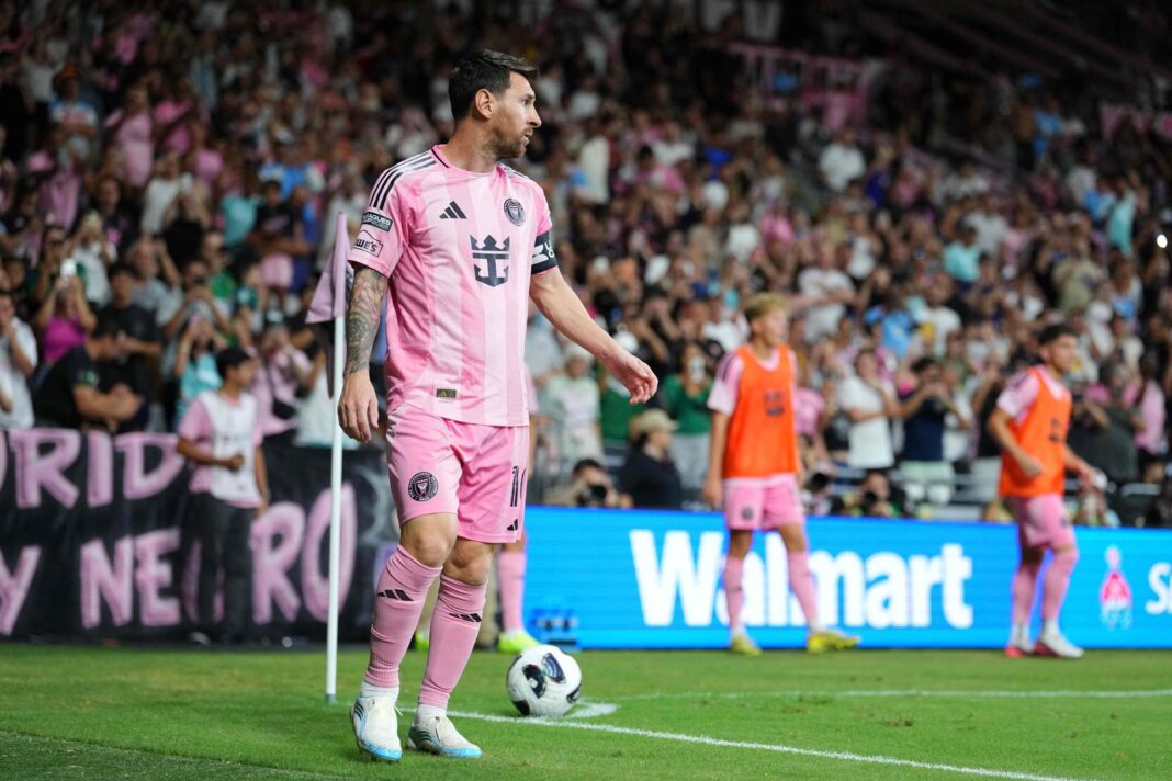 Lionel Messi con la camiseta de Inter Miami