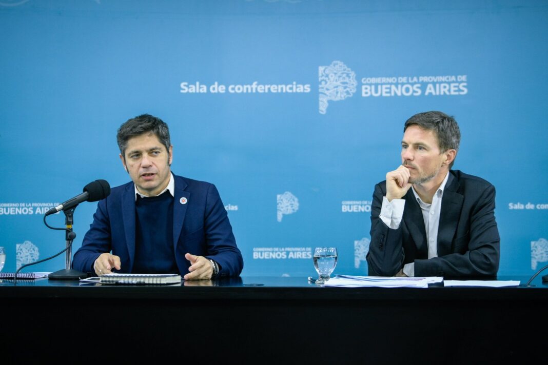 Axel Kicillof en conferencia de prensa