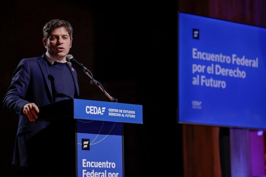 Axel Kicillof en un evento político