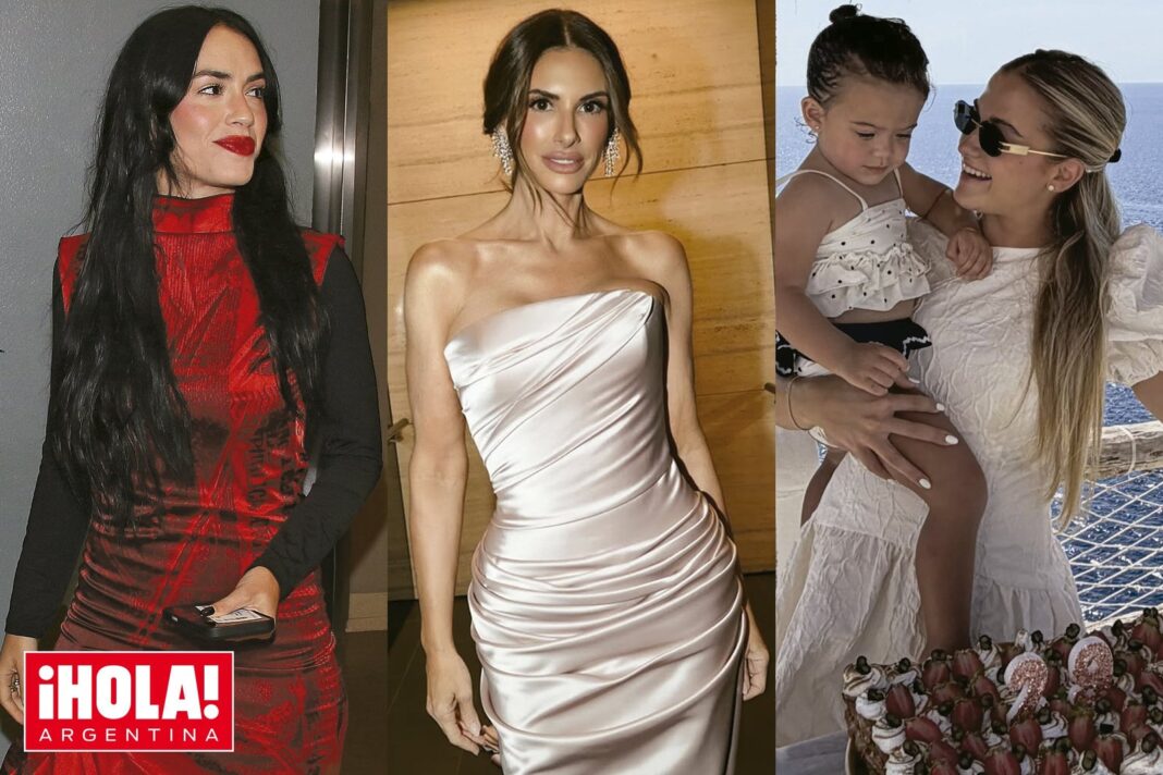 Lali Espósito, Alessandra Rampolla y Sofía Calzetti en eventos recientes
