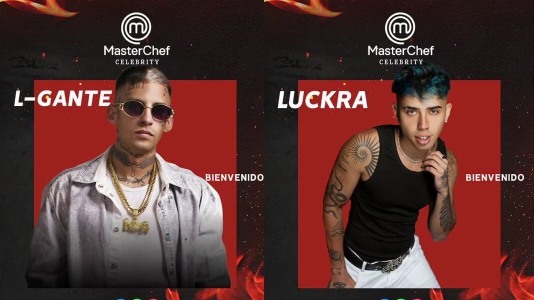Luck Ra y L-Gante en MasterChef Celebrity