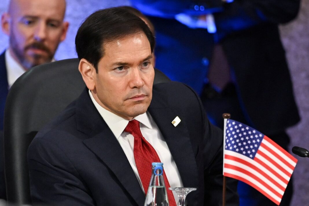 Marco Rubio en reunión de gabinete