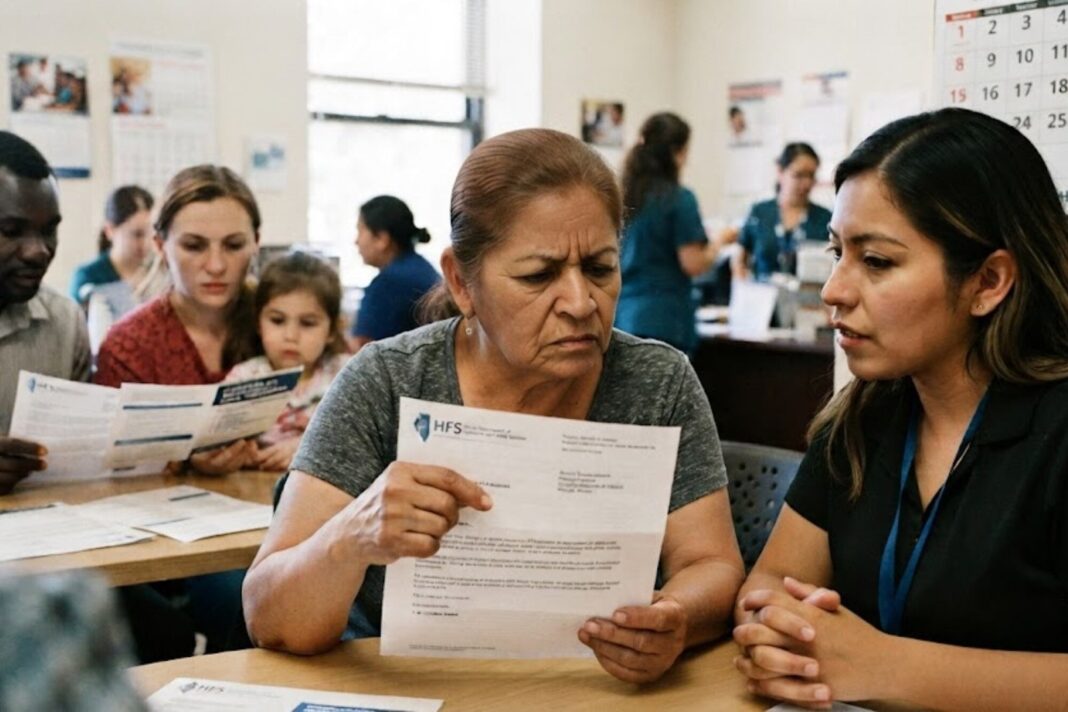 Documento de Medicaid del estado de Illinois