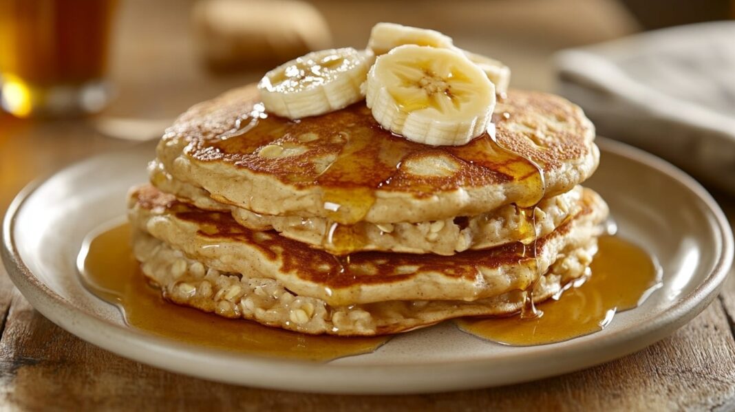 Pancakes dulces y salados en una mesa