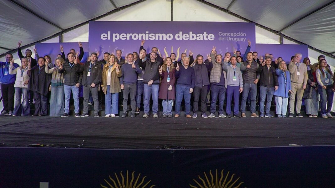 Reunión de referentes del peronismo en el Hotel Emperador