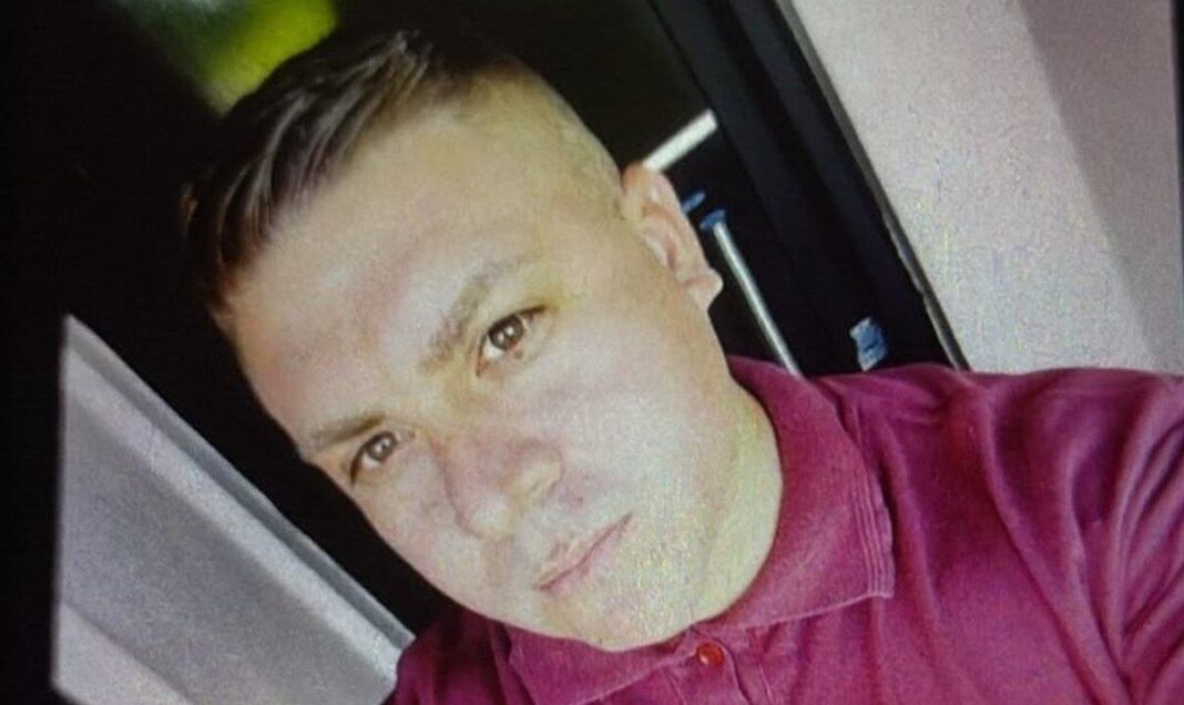 Lugar del hecho donde fue asesinado el policía en Merlo