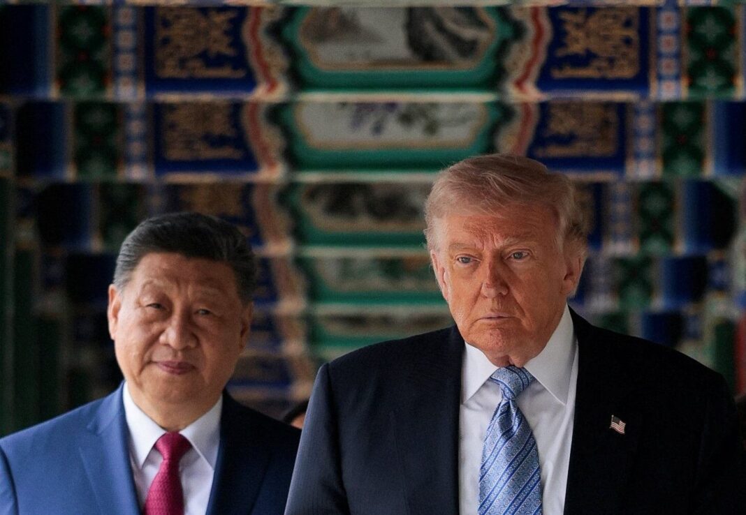 Trump y Xi en reunión bilateral