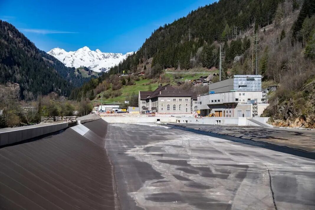 Central hidroeléctrica de Ritom en Suiza, donde ocurrió la explosión