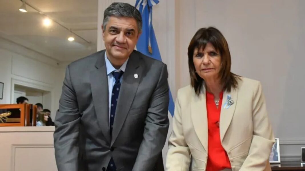 Jorge Macri y Patricia Bullrich en un acto político