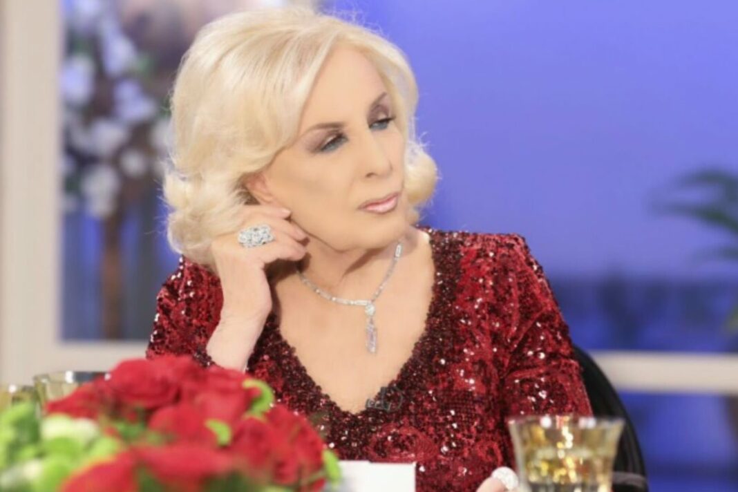 Mirtha Legrand en el programa de televisión