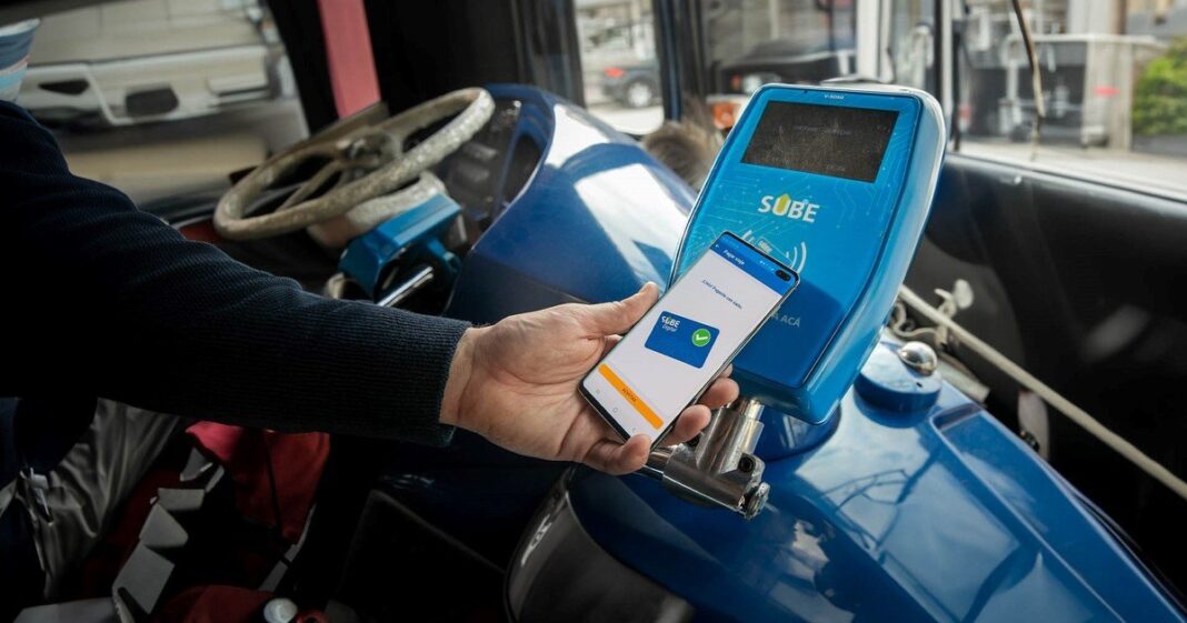 Usuarios de transporte público en el AMBA con tarjeta SUBE