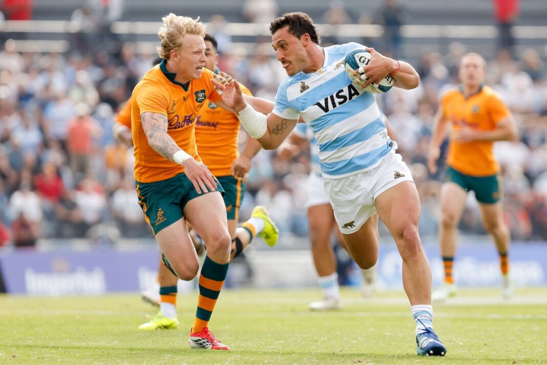 Los Pumas en el estadio Malvinas Argentinas de Mendoza