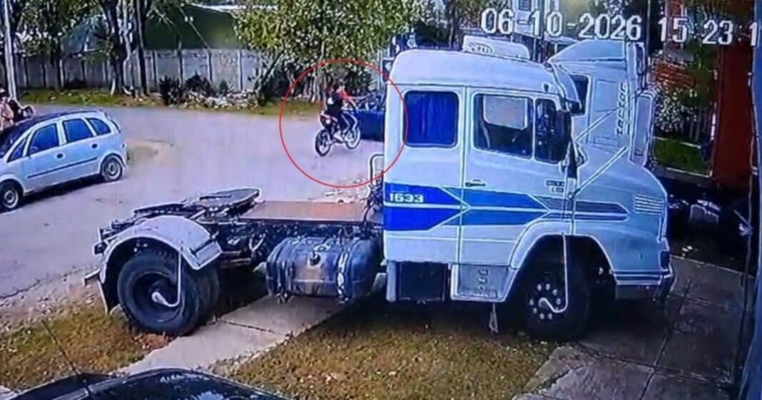 Moto Honda Tornado 250 cc similar a la involucrada en el choque en Villa Elisa