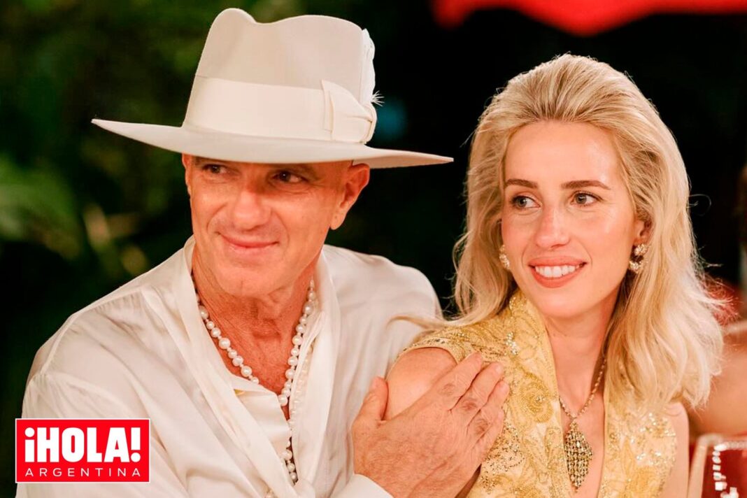 Grace y Alan Faena con su hija recién nacida en una clínica de Miami