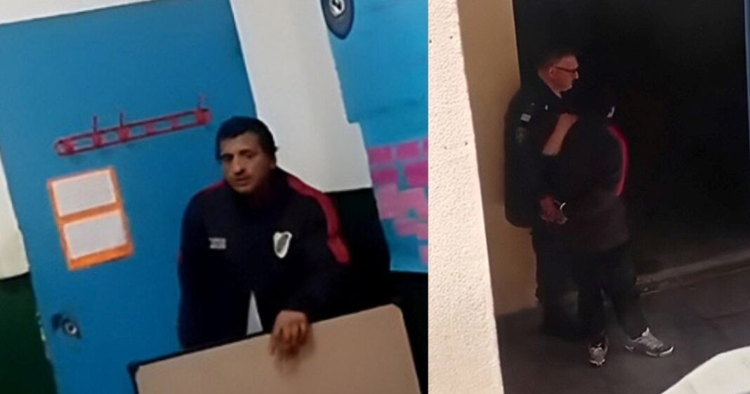 Escuela Primaria 46 del barrio Matera, en Merlo, donde ocurrió el incidente
