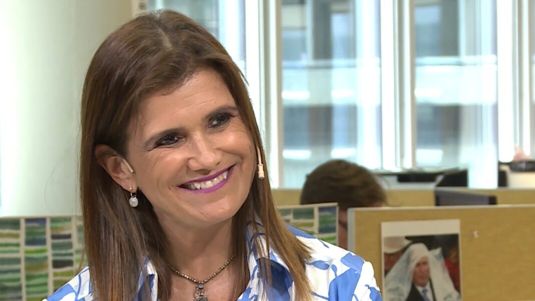 Pilar Sordo durante una entrevista